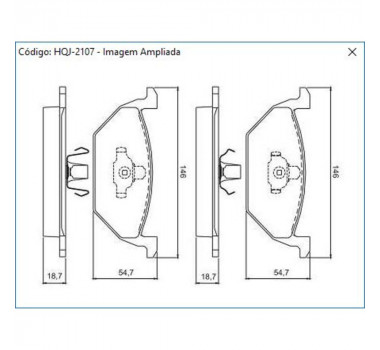 PASTILHA FREIO DIANTEIRA AUDI A3 02/...FOX 02/..  