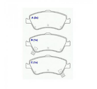 PASTILHA FREIO TRASEIRA TOYOTA COROLLA 1.8 08/...  
