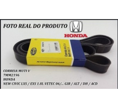 Imagem: CORREIA ALTERNADOR NEW CIVIC 1.8 APOS 2006 7PK2196  