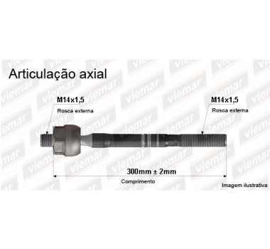 Imagem: BRACO AXIAL LEGACY 94/99 FORESTER 98/02 IMPREZA   