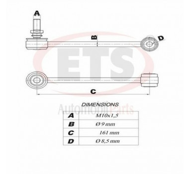 Imagem: BIELETA BMW Serie 1 E81 E87 Serie 3 E90 E91 TRAS  