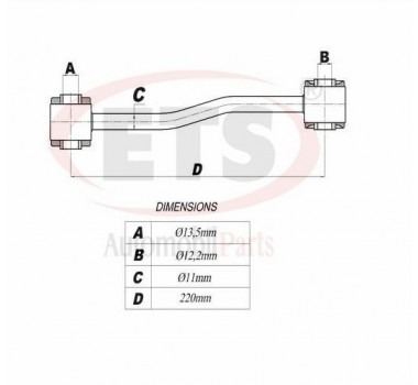 Imagem: BIELETA GRAND CHEROKEE 01.1999/06.2005 TRASEIRA   