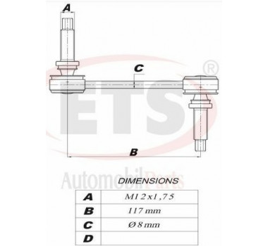 Imagem: BIELETA DISCOVERY 04/09 RANGE ROVER SPORT APOS 2  