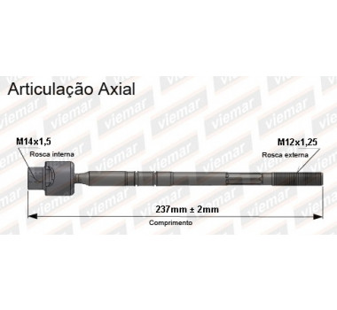 Imagem: BRACO AXIAL EFFA CHANA LIFAN CHANGAN APOS 2006 F  