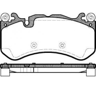 Imagem: PASTILHAS DE FREIO DIANTEIRA MRECEDES CL 600 200  