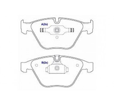 Imagem: PASTILHAS DE FREIO DIANTEIRA BMW BMW 320 323 325  