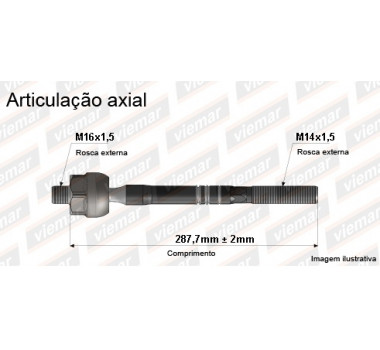 Imagem: BRACO AXIAL JAGUAR XJ/XK8/XJ 12/XJS XJ6  MACHO 2  