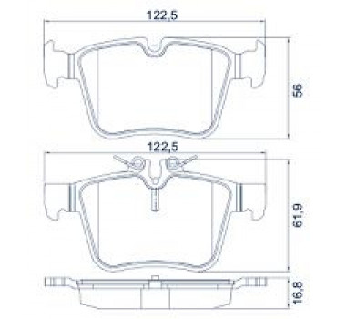 Imagem: PASTILHAS DE FREIO TRASEIRO MERCEDES C180 2014/...  