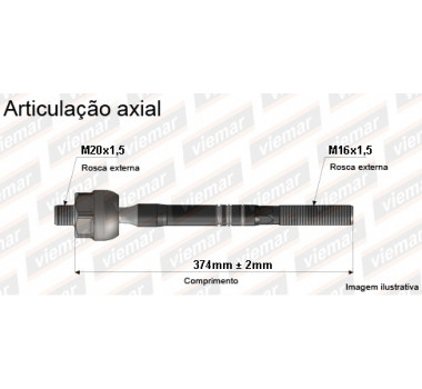 Imagem: BRACO AXIAL DISCOVERY III 04/09 LADO DIREITO MAC  