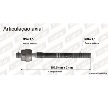 Imagem: BRACO AXIAL MERCEDES ML 230 320 350 430 500 ATE   