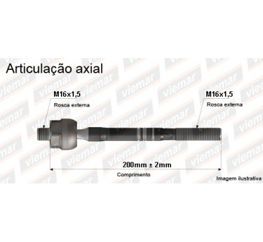 Imagem: BRACO AXIAL L200 TRITON 2008 ATE 2013 MACHO 200M  