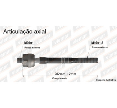 Imagem: BRACO AXIAL FRONTIER 05/07 PATHFINDER 05/... MAC  