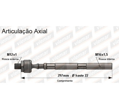 Imagem: BRACO AXIAL XM E BREAK 94/00 PEUGEOT 605 ATE 00   