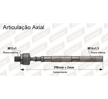 Imagem: BRACO AXIAL TRAFIC 92/03 SPACE VAN 97/98 MACHO 2  