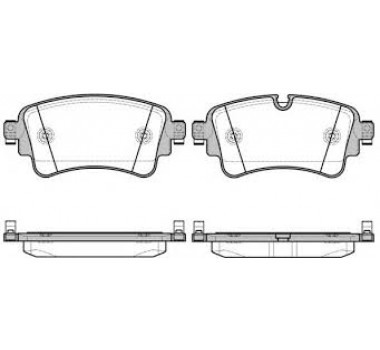 Imagem: PASTILHAS DE FREIO TRASEIRA A4 A5 2.0 TFSI 2015/  