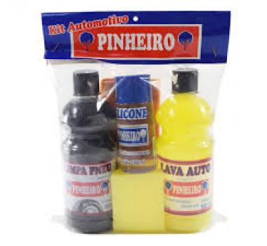 Imagem: KIT LIMPEZA PARA AUTOS SHAMPOO/LIMPA PNEU /SILIC  