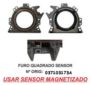 Imagem: RETENTOR FLANGE VOLANTE GOL POWER 1.0 8 16V GOL   