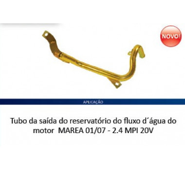 Imagem: CANO AGUA MOTOR MAREA 2.0 2.4 2001 ATE 2007  