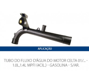 Imagem: CANO AGUA MOTOR CELTA 1.0 1.4 APOS 2001 SEM AR  