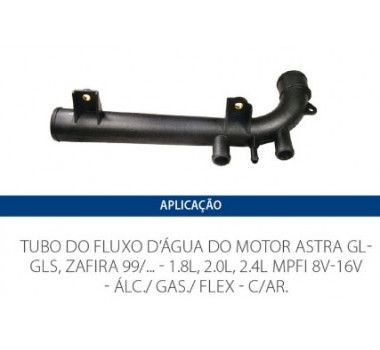 Imagem: CANO AGUA MOTOR ASTRA ZAFIRA 1.8 2.0 2.4 APOS 1999  