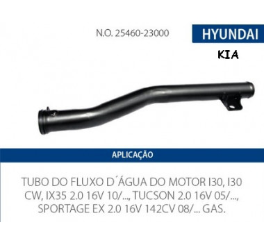 Imagem: CANO AGUA MOTOR I30 IX35 TUCSON ELANTRA SPORTAGE  