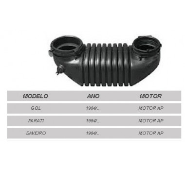 Imagem: MANGUEIRA FILTRO AR GOL PARATI SAVEIRO MOTOR AP   