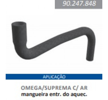 Imagem: MANGUEIRA AQUECEDOR OMEGA SUPREMA APOS 1993 COM   