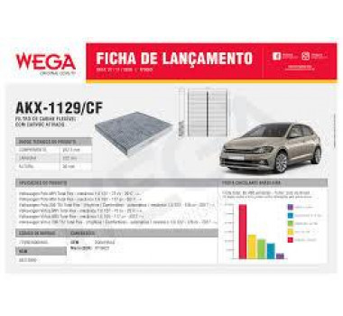 Imagem: FILTRO DE AR CONDICIONADO VIRTUS POLO TCROSS 17/  