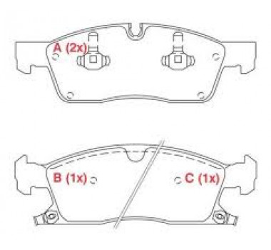 Imagem: PASTILHAS DE FREIO JEEP GRAND CHEROKEE 11/...  