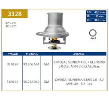 Imagem: VALVULA TERMOSTATICA OMEGA 2.0/ 2.2  