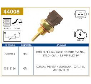 Imagem: SENSOR TEMPERATURA PALIO 1.8 IDEA DOBLO CORSA ME  