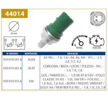 Imagem: SENSOR TEMPERATURA A3 1.8 20V GOL G3 G4 KOMBI 1.4  