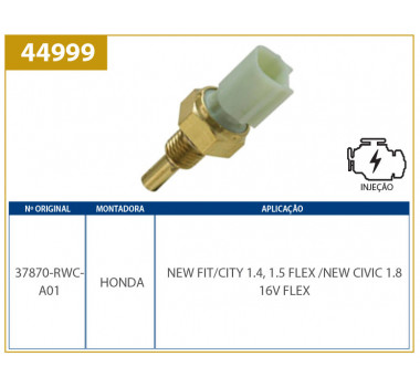 Imagem: SENSOR TEMPERATURA HONDA FIT CITY 1.4 1.5 NEW CI  