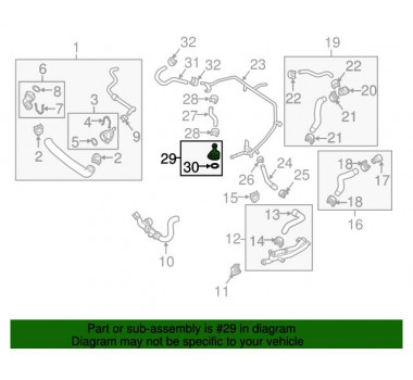 Imagem: FLANGE CONECTOR MANGUEIRA REFRIGERACAO GOLF JETT  