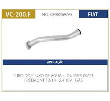 Imagem: CANO AGUA MOTOR FREEMONT 2.4 16V  