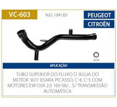 Imagem: CANO AGUA  MOTOR C4 C5 2.0 16V  