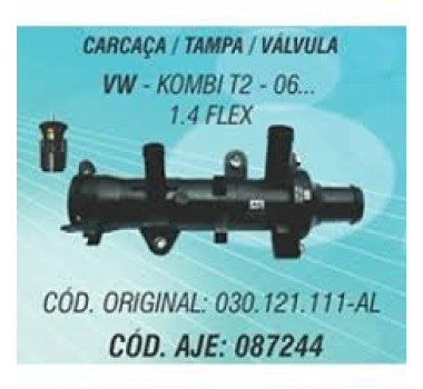 Imagem: CARCAÇA DA VALVULA TERMOSTATICA KOMBI 1.4 FLEX C  