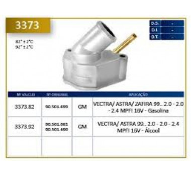 Imagem: VALVULA TERMOSTATICA VECTRA/ ASTRA/ ZAFIRA 99..   