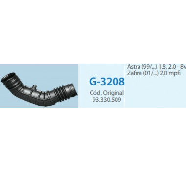 Imagem: MANGUEIRA FILTRO AR ASTRA ZAFIRA 1.8 2.0 APOS 1999  