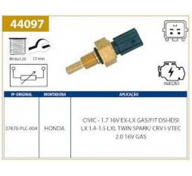 Imagem: SENSOR TEMPERATURA CIVIC 01/... CRV 2.0 01/...  