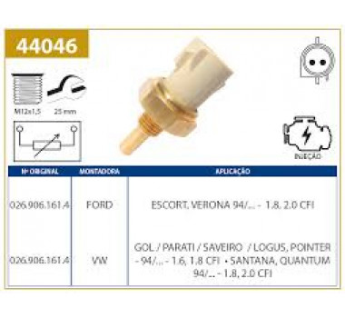 Imagem: SENSOR TEMPERATURA ESCORT VERONA GOL PARATI SANT  