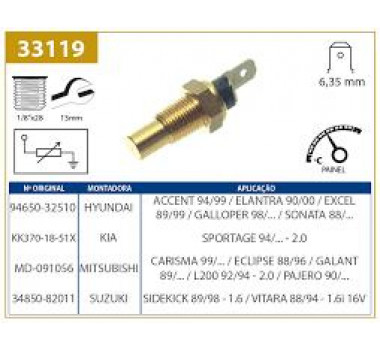 Imagem: SENSOR TEMPERATURA CHARADE ACCENT ELANTRA SPORTA  