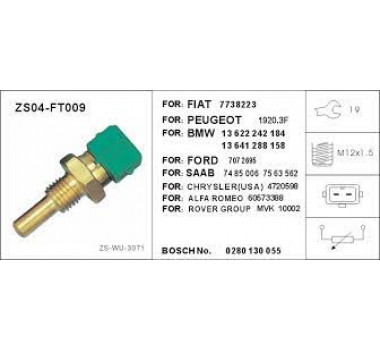 Imagem: SENSOR TEMPERATURA ALFA ROMEO BMW CITROEN PEUGEO  