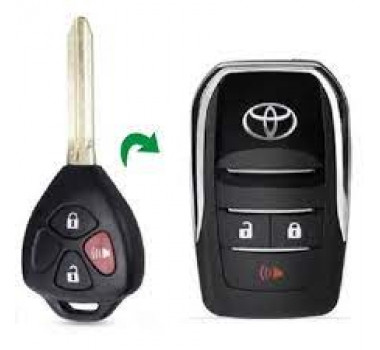 Imagem: CHAVE CANIVETE ADAPTACAO TOYOTA 3 BOTOES  