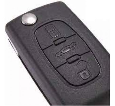 Imagem: CHAVE CANIVETE CITROEN C3 2004/... 3 BOTOES  