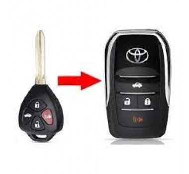 Imagem: CHAVE CANIVETE ADAPTACAO TOYOTA 4 BOTOES  