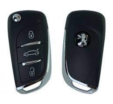 Imagem: CHAVE CANIVETE PEUGEOT 307 207 MOD NOVO 3 BOTOES  