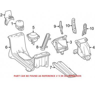 Imagem: COXIM CAMBIO MERCEDES ML250 300 350 500 11/15 GL  