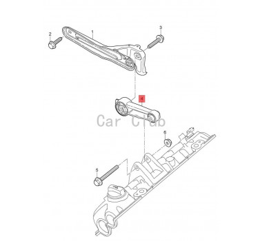 Imagem: COXIM CAMBIO PORSCHE CAYENNE S/GTS 4.5 4.8 V8 20  