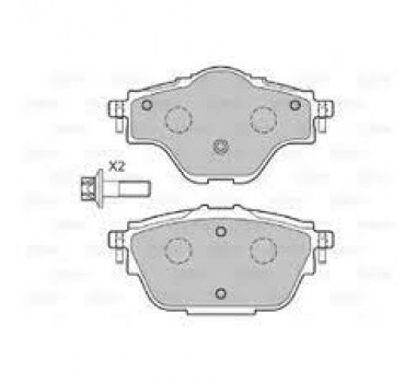 Imagem: PASTILHA FREIO TRASEIRA C4 PICASSO 13/..308 3008  